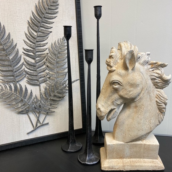 DesigningSunnyHome&Decor Other - Cast Iron Set/3 Candleholders